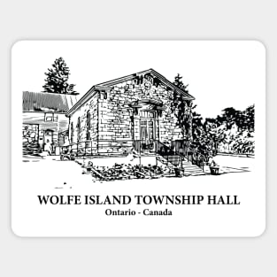 Wolfe Island Township Hall - Ontario Magnet
